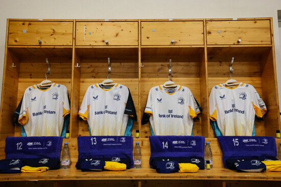 general-view-of-leinsters-changing-room-ahead-of-the-match