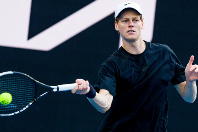 melbourne-australia-18th-jan-2026-during-day-1-of-the-australian-open-tennis-tournament-jannik-sinner-credit-action-plus-sportsalamy-live-news