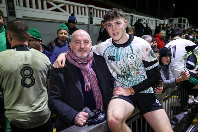 tom-wood-with-his-father-keith-wood-after-the-game