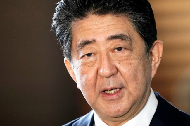 file-japans-outgoing-prime-minister-shinzo-abe-speaks-to-the-media-as-he-arrives-at-the-prime-ministers-office-for-a-cabinet-meeting-in-tokyo-sept-16-2020-in-2022-the-world-saw-the-assassinat