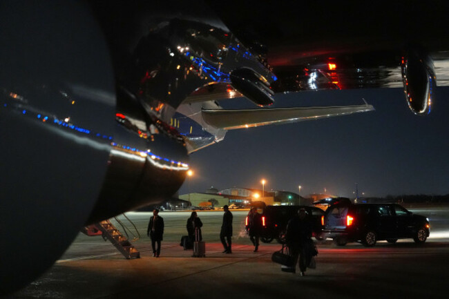 things-are-unloaded-from-air-force-one-after-the-plane-carrying-president-donald-trump-to-the-world-economic-form-in-davos-experienced-a-minor-electrical-issue-after-departure-tuesday-jan-20-202