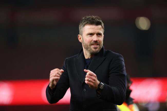 london-uk-25th-jan-2026-michael-carrick-man-utd-head-coach-at-the-arsenal-v-manchester-united-epl-match-at-the-emirates-stadium-london-uk-on-25th-january-2026-credit-paul-marriottalamy-li