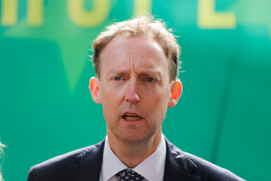 fianna-fail-candidate-in-the-upcoming-european-parliament-elections-barry-andrews-mep-at-the-fianna-fail-ard-fheis-at-the-dublin-royal-convention-centre-picture-date-saturday-april-13-2024