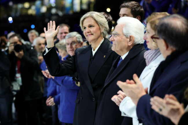 ioc-president-kirsty-coventry-center-attends-the-olympic-opening-ceremony-at-the-2026-winter-olympics-in-milan-italy-friday-feb-6-2026-andreas-rentzpool-photo-via-ap