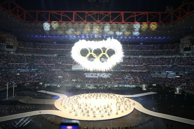 milan-italy-06th-feb-2026-opening-ceremony-of-the-milano-cortina-2026-winter-olympic-games-at-san-siro-stadium-milano-olympic-stadium-in-milan-on-february-6-2026-photo-by-alexis-jumeauabaca