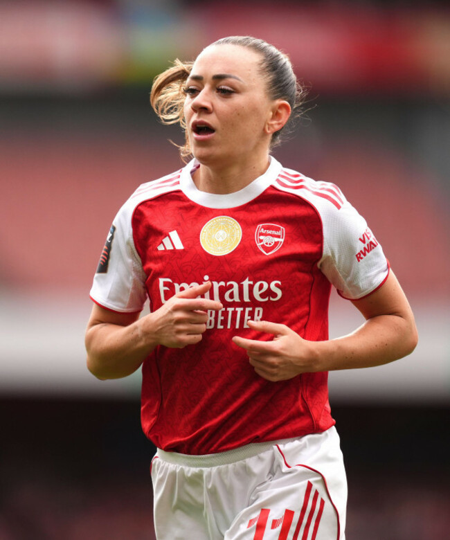 arsenals-katie-mccabe-during-the-barclays-womens-super-league-match-at-the-emirates-stadium-london-picture-date-sunday-february-8-2026