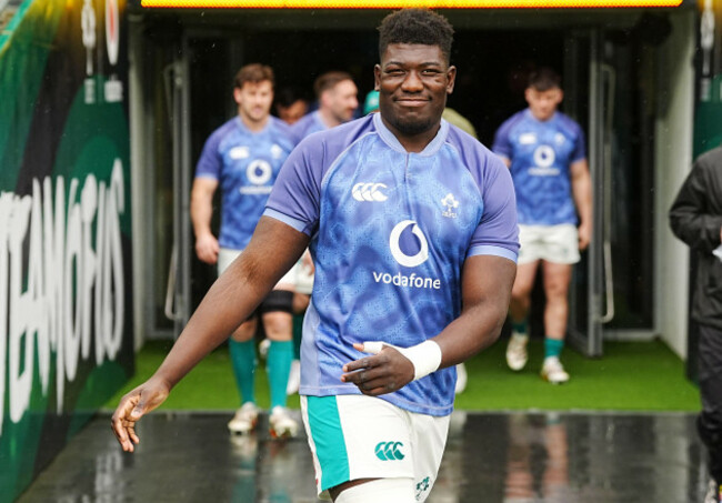 irelands-edwin-edogbo-during-a-team-run-at-aviva-stadium-dublin-ireland-face-italy-in-the-guinness-six-nations-match-on-saturday-picture-date-friday-february-13-2026