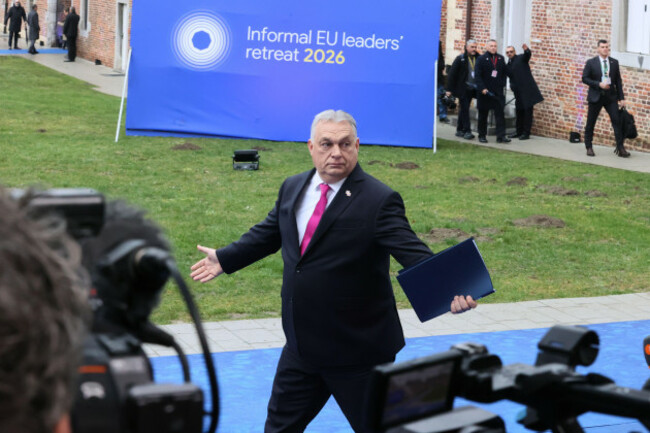 hungarys-prime-minister-viktor-orban-center-arrives-for-the-eu-summit-at-alden-biesen-castle-in-bilzen-hoeselt-belgium-thursday-feb-12-2026-ap-photofrancois-walschaerts