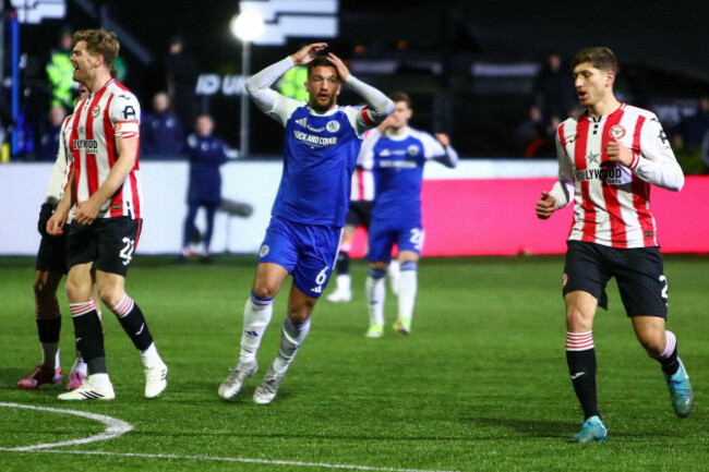 macclesfield-uk-16th-feb-2026-paul-dawson-of-macclesfield-reacts-and-gestures-during-the-macclesfield-v-brentford-emirates-fa-cup-4th-round-match-at-leasing-com-stadium-macclesfield-united-kingd