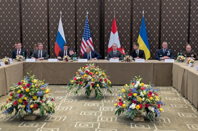 in-this-photo-provided-by-the-national-security-and-defense-council-of-ukraine-press-office-the-u-s-delegation-attends-the-next-round-of-trilateral-talks-between-the-united-states-ukraine-and-russi
