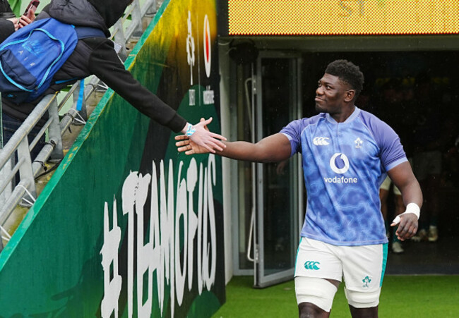 irelands-edwin-edogbo-during-a-team-run-at-aviva-stadium-dublin-ireland-face-italy-in-the-guinness-six-nations-match-on-saturday-picture-date-friday-february-13-2026
