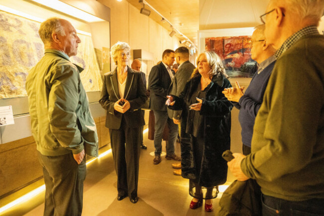 derry-northern-ireland-5-february-2026-president-of-ireland-catherine-connolly-visits-the-museum-of-free-derry-meeting-relatives-of-bloody-sunday-victims-and-taking-a-short-tour-of-the-museum-cre