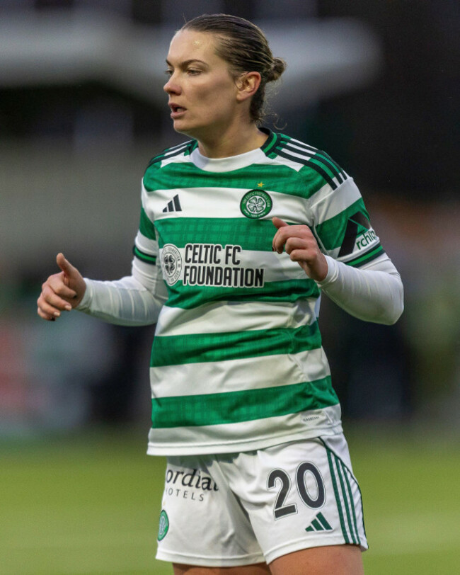 edinburgh-scotland-uk-15th-feb-2026-heriot-watt-university-edinburgh-campus-scotland-15-february-2026-saoirse-noonan-of-celtic-fc-during-the-scottish-gas-womens-scottish-cup-heart-of-midloth