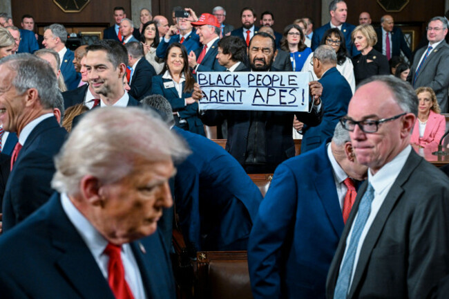 representative-al-green-democrat-of-texas-protesting-before-president-donald-j-trump-delivers-the-first-state-of-the-union-address-of-his-second-term-to-a-joint-session-of-congress-in-the-house-cha