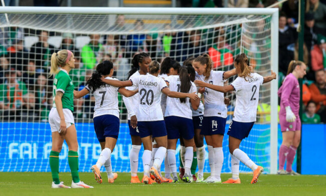 france-celebrate-eugenie-le-sommers-goal