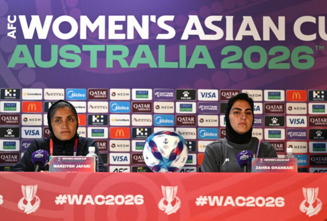 iranian-womens-national-soccer-team-coach-marziyeh-jafari-left-and-captain-zahra-ghanbari-during-the-womens-asian-cup-iran-press-conference-at-robina-stadium-on-the-gold-coast-sunday-march-1-20