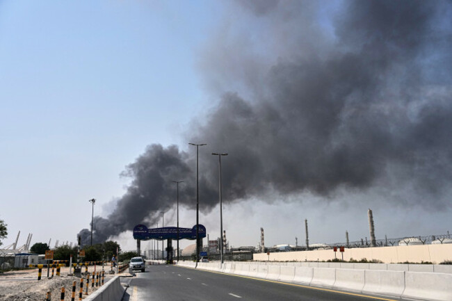 smoke-rises-after-an-iranian-drone-attack-in-the-port-area-of-dubai-united-arab-emirates-sunday-march-1-2026-ap-photofatima-shbair