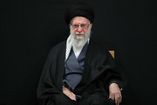 tehran-iran-21st-nov-2025-the-iranian-supreme-leader-ayatollah-ali-khamenei-attends-the-first-night-of-mourning-ceremonies-on-the-anniversary-of-the-death-of-fatima-the-daughter-of-the-islamic-pr