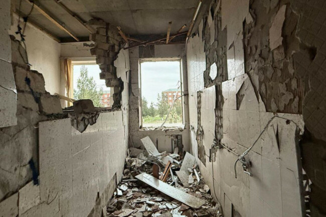 this-image-shows-damages-of-a-school-in-julfa-following-what-azerbaijans-foreign-ministry-says-was-a-drone-attack-carried-out-by-iran-on-its-exclave-of-nakhchivan-azerbaijan-thursday-march-5-20