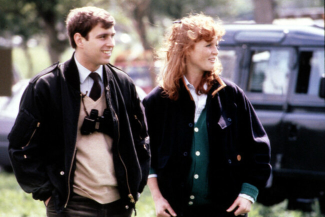 andrew-19-2-1960-prince-of-great-britain-prince-of-great-britain-since-23-7-1986-half-length-with-sarah-fergieferguson-1980s-image-shot-1980-exact-date-unknown