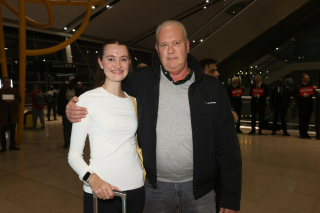 megan-oriordan-who-has-been-living-in-dubai-for-the-past-three-years-as-a-teacher-is-collected-by-her-dad-michael-oriordan-as-she-arrives-at-dublin-airport-on-a-flight-from-dubai-in-the-united-arab
