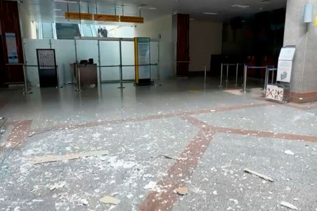 this-image-taken-from-a-video-shows-damages-at-the-nakhchivan-international-airport-following-what-azerbaijans-foreign-ministry-said-was-a-drone-attack-carried-out-by-iran-on-its-exclave-of-nakhchiva
