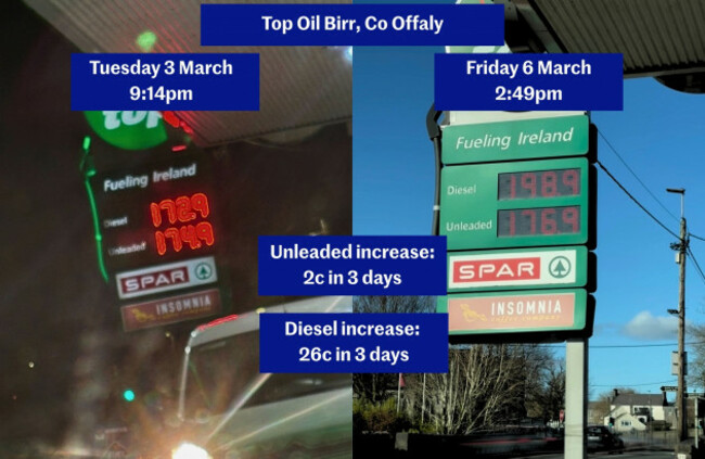 Petrol price comparisons (3)
