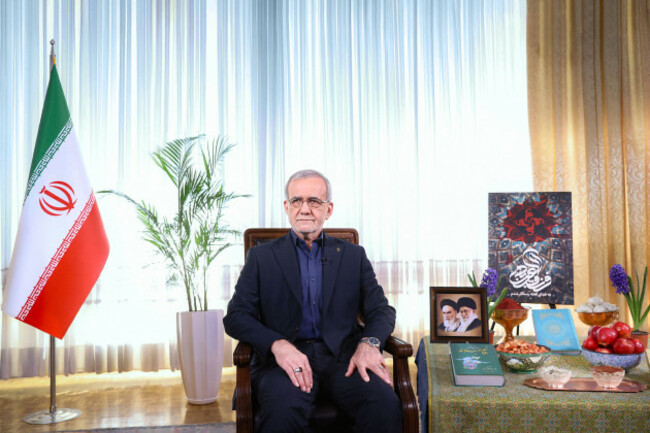 masoud-pezeshkian-is-an-iranian-politician-who-is-the-ninth-and-current-president-of-iran-since-2024-a-member-of-the-reformist-faction