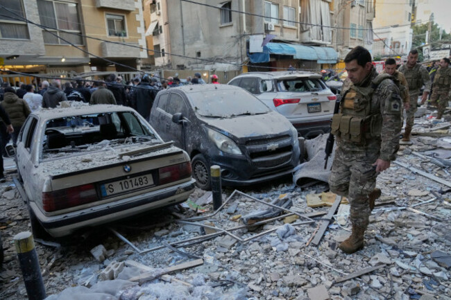 lebanese-soldiers-deploy-at-the-site-where-israeli-airstrikes-hit-apartments-in-beirut-lebanon-wednesday-march-11-2026-ap-photohussein-malla