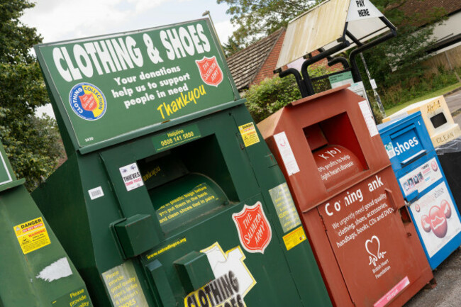 salvation-army-clothing-and-shoe-collection-banks-for-donations-of-unwanted-clothes-to-charity-hook-england-concept-giving-to-charity