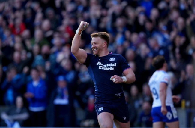 scotlands-kyle-steyn-celebrates-after-scoring-his-sides-second-try-during-the-guinness-mens-six-nations-match-at-scottish-gas-murrayfield-stadium-edinburgh-picture-date-saturday-march-7-2026