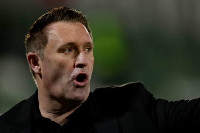 ferencvaros-coach-robbie-keane-reacts-during-the-europa-league-first-leg-knockout-phase-play-offs-match-against-ludogorets-at-huvepharma-arena-razgrad-bulgaria-thursday-feb-19-2026-ap-photot