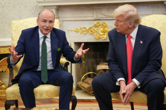 embargoed-to-1400-friday-march-13-file-photo-dated-120325-of-taoiseach-micheal-martin-during-a-bilateral-meeting-with-us-president-donald-trump-ahead-of-the-white-house-st-patricks-day-reception-in