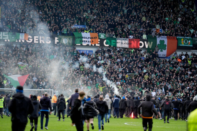 pitch-invasion-after-celtic-win-on-penalties-after-the-scottish-gas-mens-scottish-cup-quarter-final-match-at-ibrox-stadium-glasgow-picture-date-sunday-march-8-2026