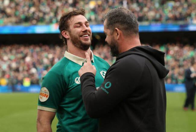 ireland-head-coach-andy-farrell-celebrates-with-caelan-doris-after-the-guinness-mens-six-nations-match-at-the-aviva-stadium-in-dublin-ireland-picture-date-saturday-march-14-2026