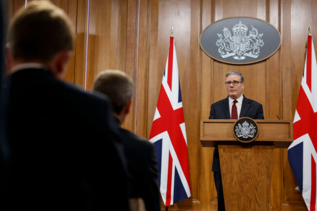 prime-minister-sir-keir-starmer-delivers-an-update-during-a-press-conference-on-the-situation-in-the-middle-east-in-the-briefing-room-downing-street-london-picture-date-monday-march-16-2026