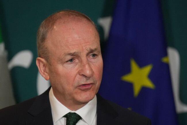 taoiseach-micheal-martin-speaks-to-the-media-at-the-willard-intercontinental-hotel-in-washington-dc-during-his-visit-to-the-us-for-st-patricks-day-picture-date-monday-march-16-2026