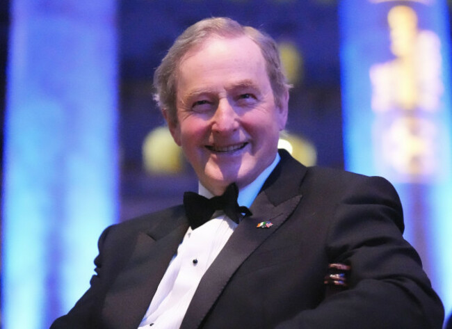 former-taoiseach-enda-kenny-attending-the-ireland-funds-national-gala-at-the-national-building-museum-in-washington-dc-during-his-visit-to-the-us-for-st-patricks-day-picture-date-monday-march-16
