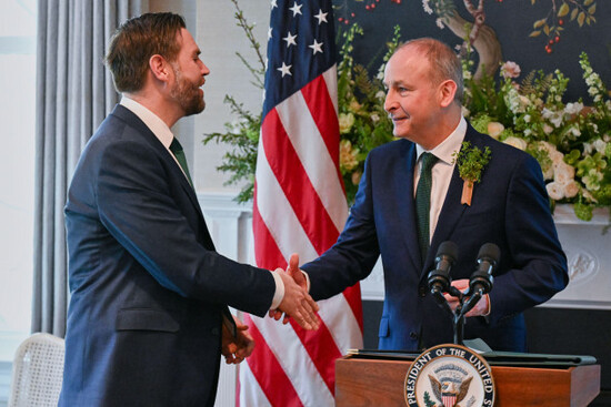 vice-president-jd-vance-left-greets-irelands-prime-minister-micheal-martin-during-breakfast-at-the-vice-presidents-residence-at-the-u-s-naval-observatory-tuesday-march-16-2026-in-washington