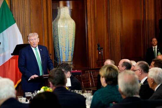 washington-united-states-17th-mar-2026-president-donald-trump-speaks-at-friends-of-ireland-luncheon-hosted-by-friends-of-ireland-luncheon-to-welcomes-irelands-taoiseach-micheal-martin-to-capitol