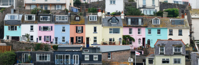 coloured-terrace-of-brightly-painted-cottages-brixham-number-2747