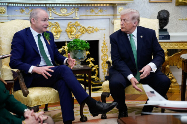washington-dc-usa-17th-mar-2026-united-states-president-donald-j-trump-meets-with-taoiseach-prime-minister-michael-martin-of-ireland-in-the-oval-office-of-the-white-house-in-washington-dc-usa