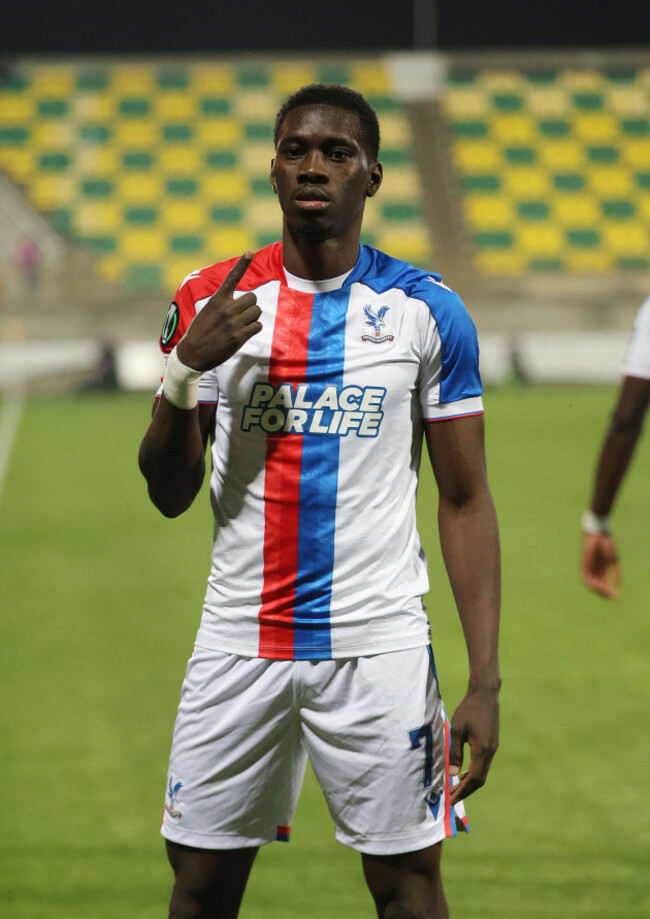 larnaca-cyprus-19th-mar-2026-larnaca-cyprus-march-18-goal-1-0-ismaila-sarr-of-crystal-palace-goal-celebration-after-scoring-a-goal-to-put-crystal-palace-1-0-ahead-during-the-match-between-aek