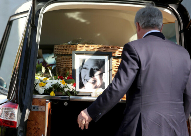 the-coffin-of-folk-singer-dolores-keane-arrives-at-st-patrick-and-st-cuana-church-in-kilcoona-co-galway-for-her-funeral-mass-the-singer-who-performed-with-the-de-dannan-group-died-at-the-age-of-72