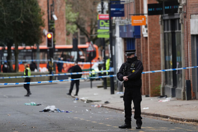 shoes-and-blankets-at-the-scene-in-friar-gate-derby-where-a-number-of-people-had-been-injured-some-of-them-seriously-but-not-life-threatening-after-being-hit-by-a-car-in-the-city-centre-on-saturd