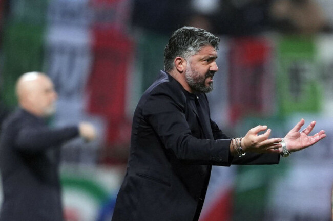 zenica-bosnia-erzegovina-31st-mar-2026-gennaro-gattuso-coach-of-italy-during-the-final-soccer-match-for-the-qualification-for-the-2026-world-cup-between-bosnia-herzegovina-and-italy-at-the-stadion