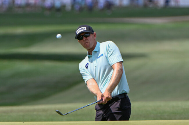 houston-tx-march-27-seamus-power-irl-chips-on-to-18-during-the-second-round-of-the-texas-childrens-houston-open-on-march-27-2026-at-memorial-park-golf-course-houston-texas-photo-by-ken-mu