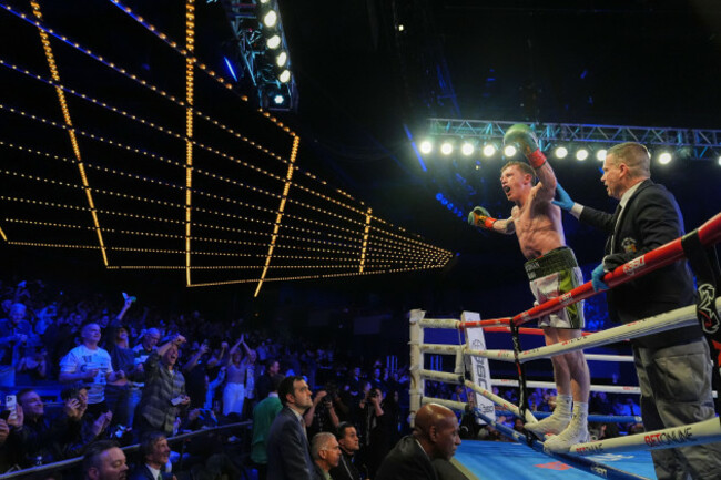 irelands-feargal-mccrory-gestures-to-the-crowd-after-he-stopped-keenan-carbajal-in-the-eighth-round-of-a-super-lightweight-boxing-match-sunday-march-16-2025-in-new-york-ap-photofrank-franklin-i