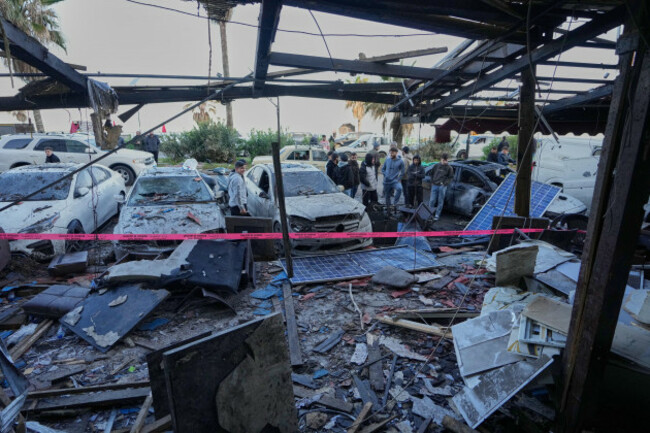 people-check-the-damage-of-a-coffeeshop-at-the-site-of-an-israeli-strike-in-the-southern-port-city-of-sidon-lebanon-wednesday-april-8-2026-ap-photomohammed-zaatari