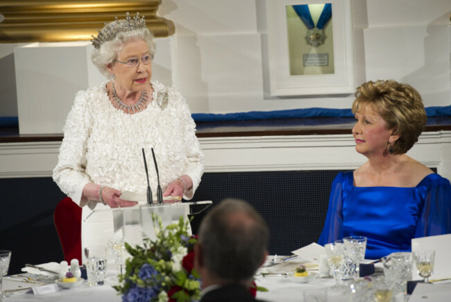 britains-queen-elizabeth-ii-delivers-her-speech-watched-by-irish-president-mary-mcaleese-during-a-state-dinner-on-the-second-day-of-her-state-visit-to-ireland